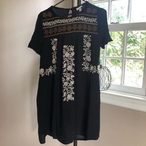 Black Summer Mini Dress